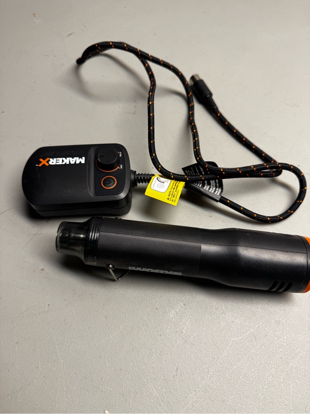 Makita/Makrex? Heat Gun with Controller - Black and Orange